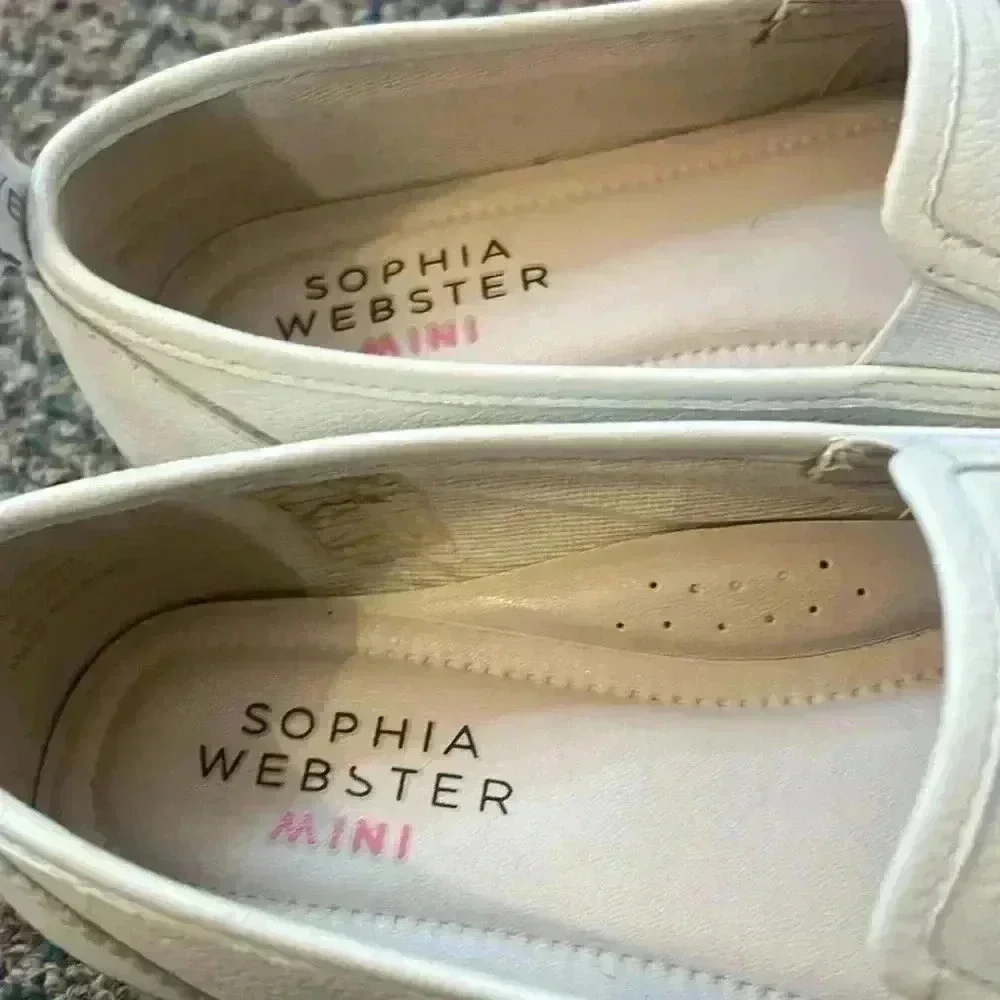 NWT SOPHIA WEBSTER MINI Girls Butterfly Espadrille Flat 32 EU / 1 US